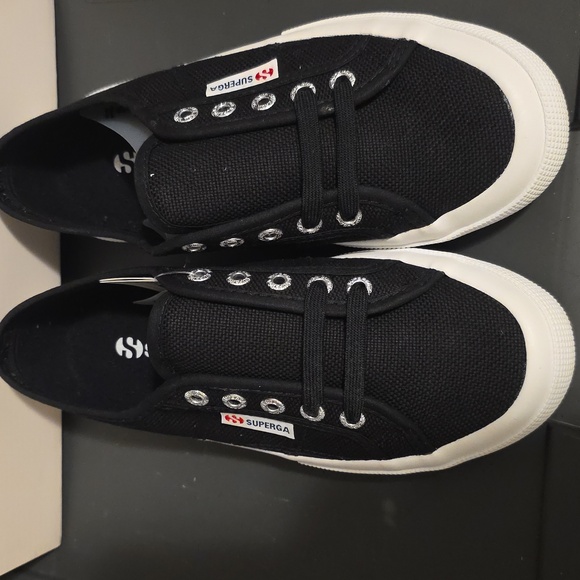 SUPERGA 2750 COTU CLASSIC SIZE 6W/4.5M BLACK-WHITE. - Picture 4 of 10